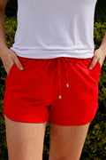 Ruby Red Everyday Shorts