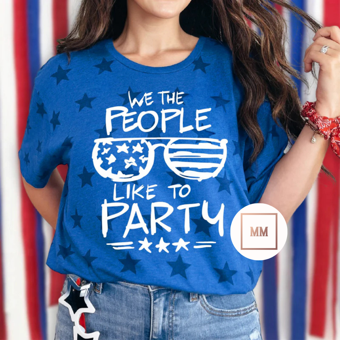 Like to Party Star Tee
