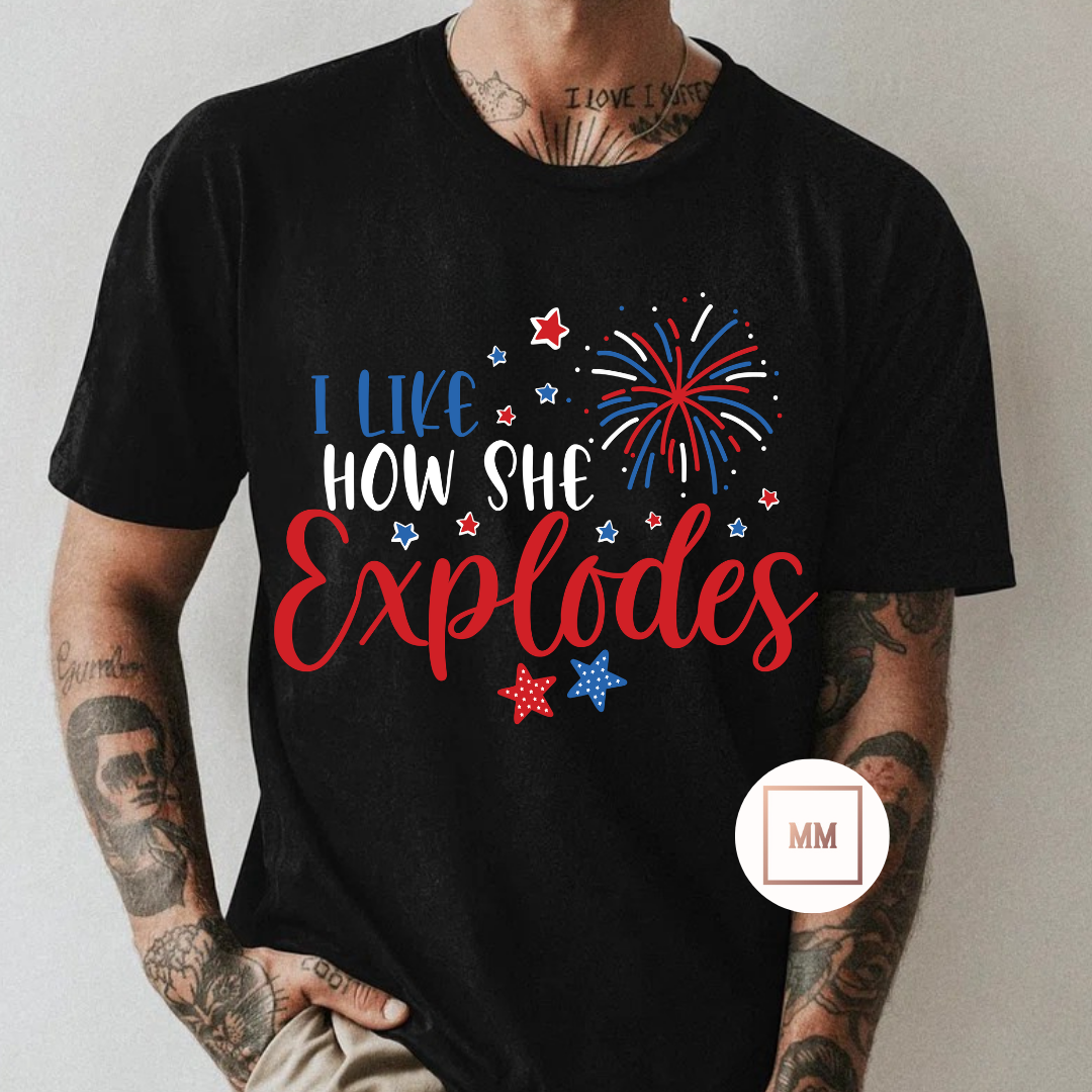 She Explodes Tee