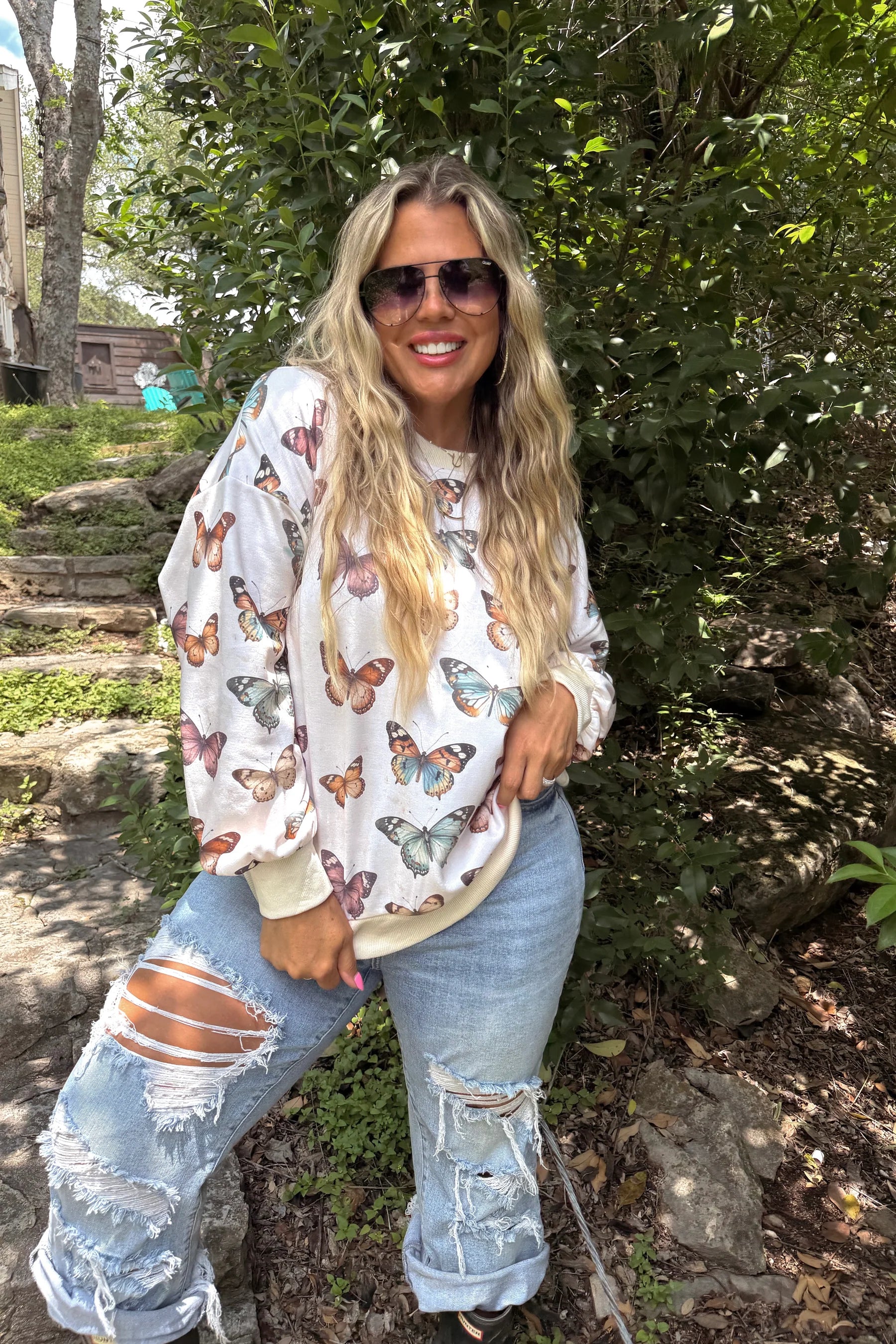 Butterfly Kisses Pullover