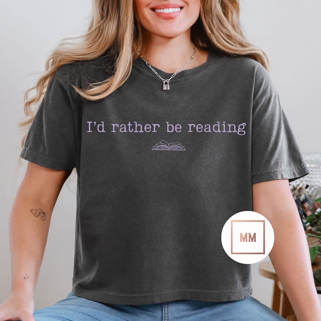 Rather Be Reading Tee