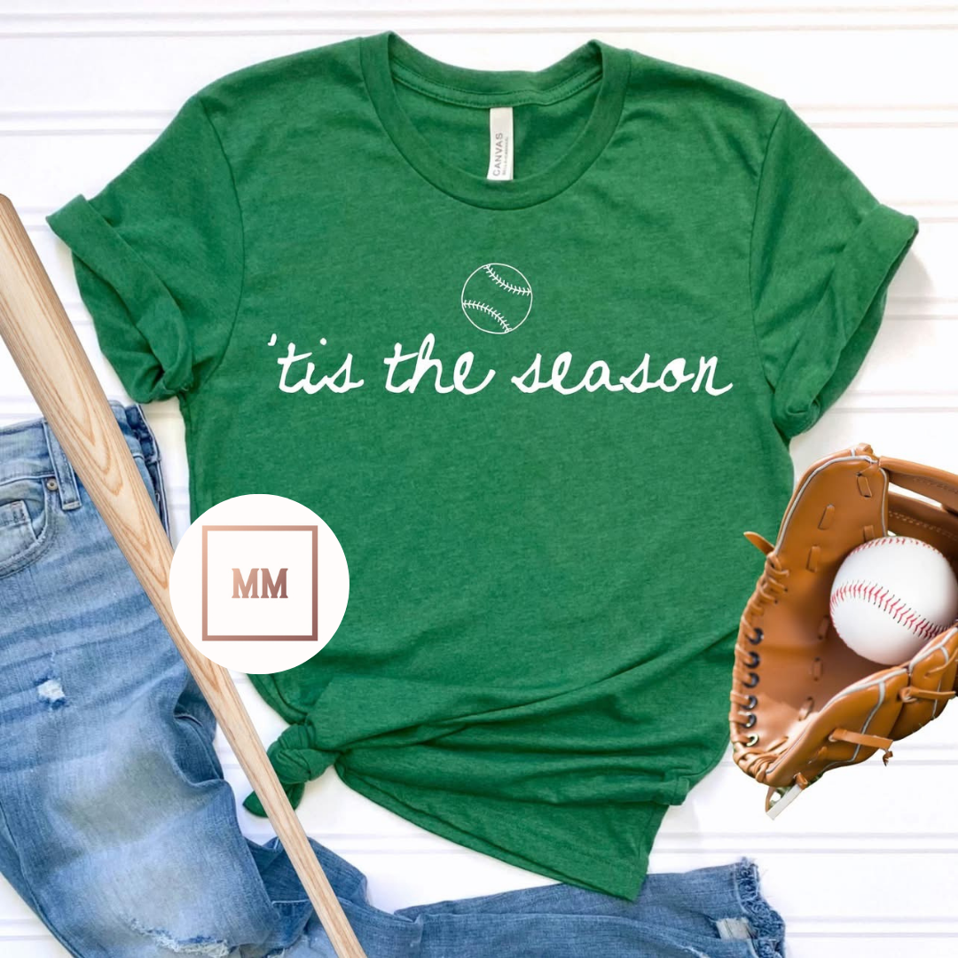 Tis’ the Season Baseball Tee