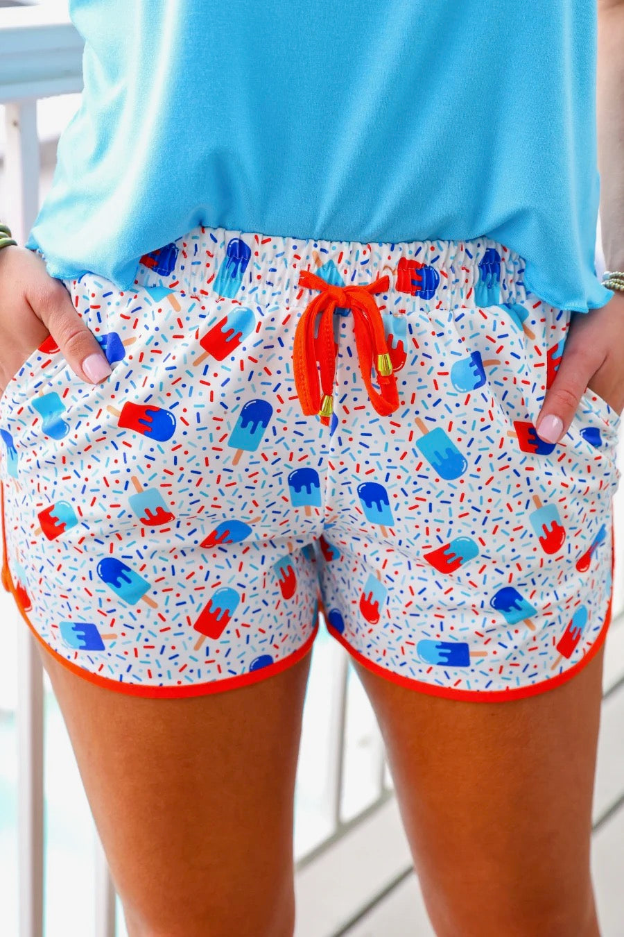 Patriotic Popsicles Everyday Shorts