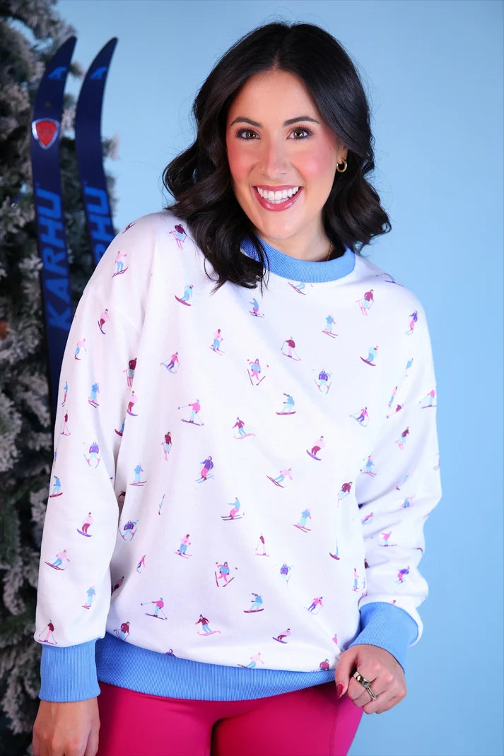 Let's Go Skiing Pullover