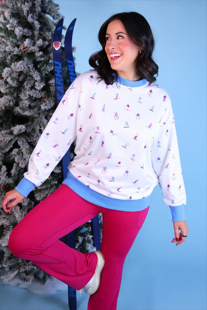 The Everyday Compression Flared Leggings - Pink