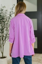 The Power Move Blazer- Orchid Glow