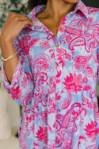 The Effortlessly Iconic Dress- Pink Paisley