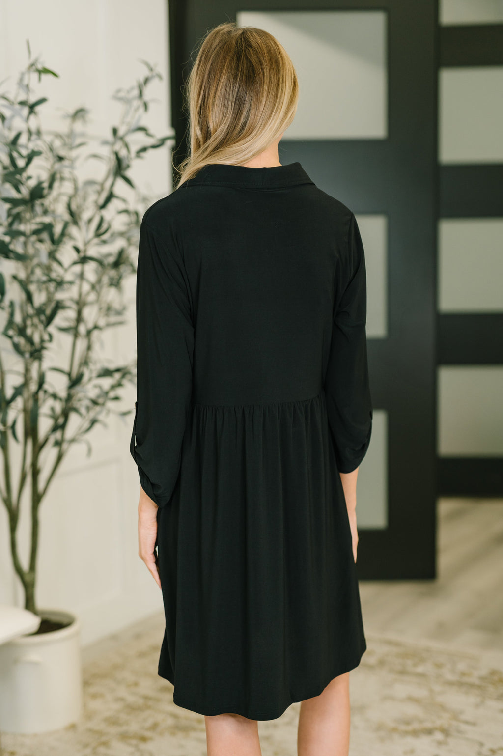 The Everyday Icon Dress- Black