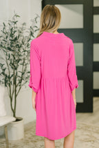 The Everyday Icon Dress- Runway Pink