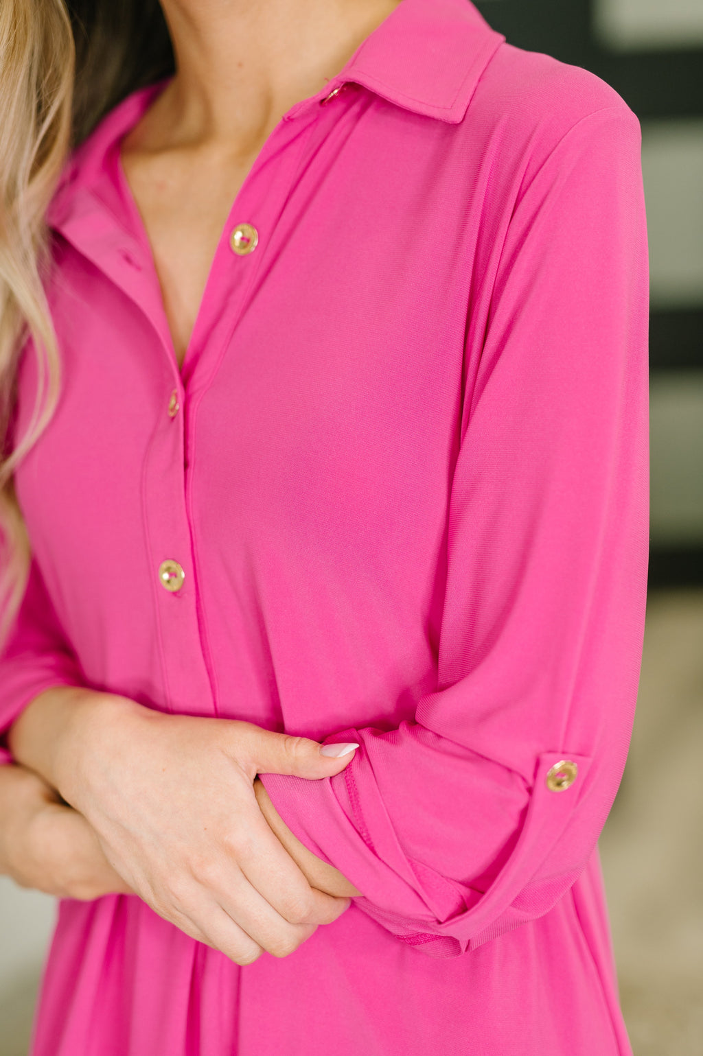 The Everyday Icon Dress- Runway Pink