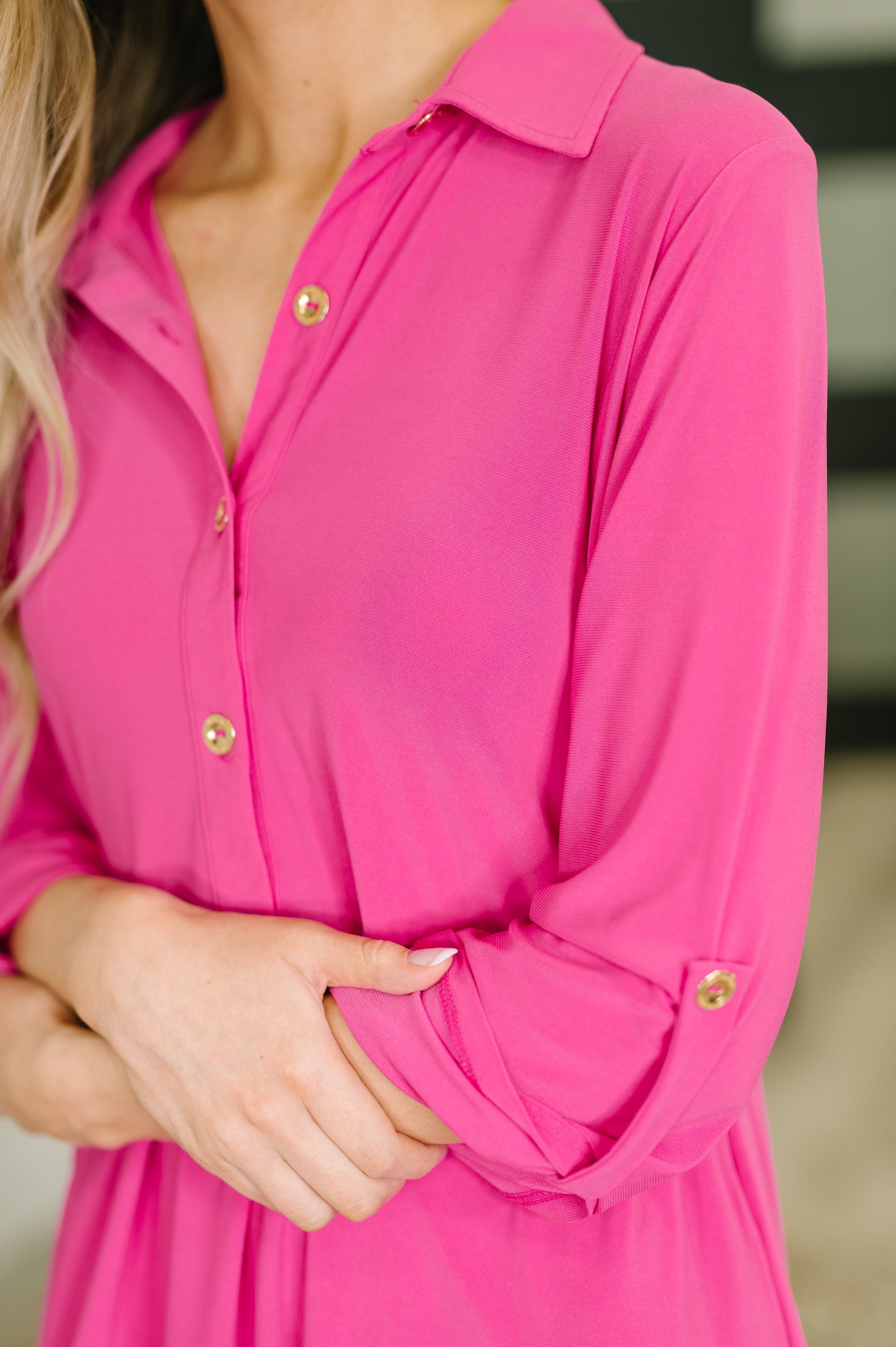 The Everyday Icon Dress- Runway Pink