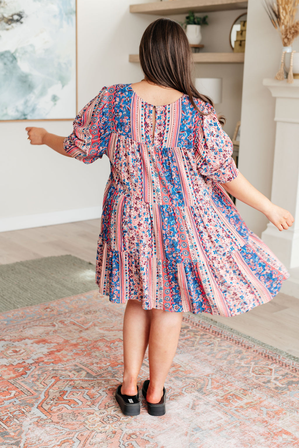 The It's a Delicacy Tiered Dress