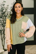 The Canyon Casual Colorblock Top