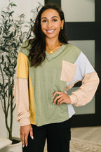 The Canyon Casual Colorblock Top