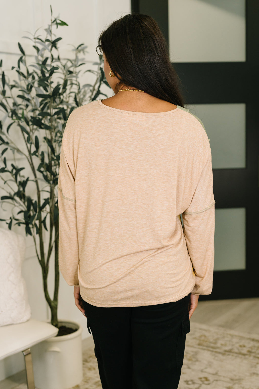 The Canyon Casual Colorblock Top