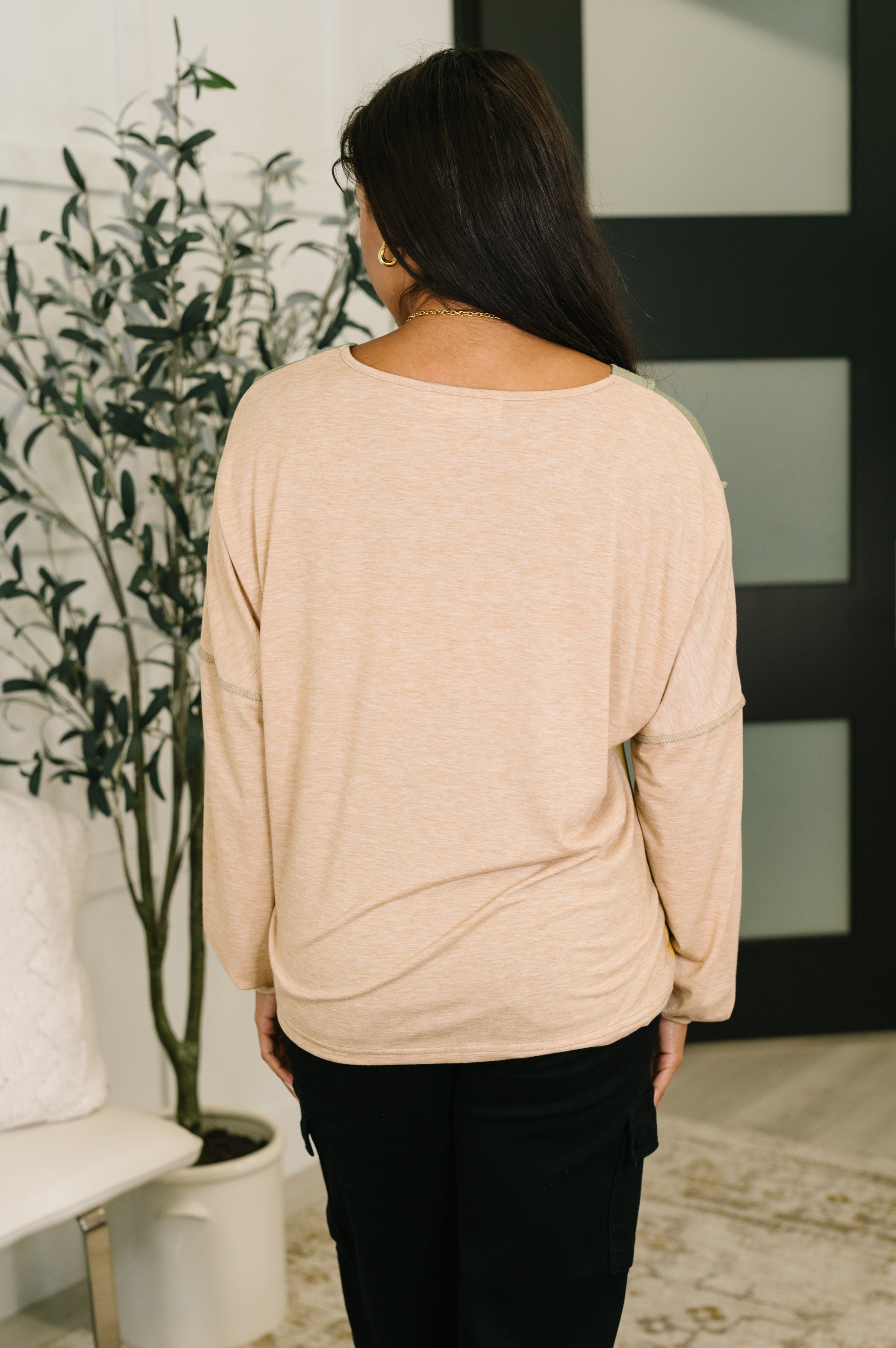 The Canyon Casual Colorblock Top