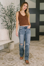 The Flawless Fit Slim Straight Judy Blue Jeans