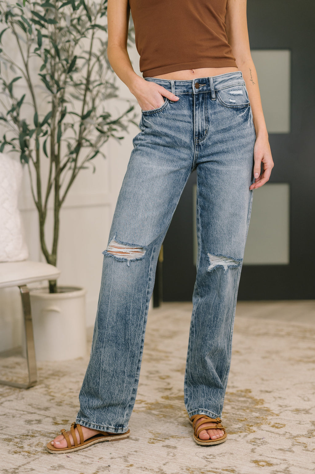 The Flawless Fit Slim Straight Judy Blue Jeans