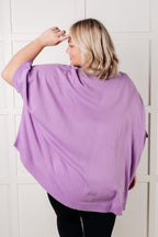 The Lilac Whisper Dolman Sleeve Top