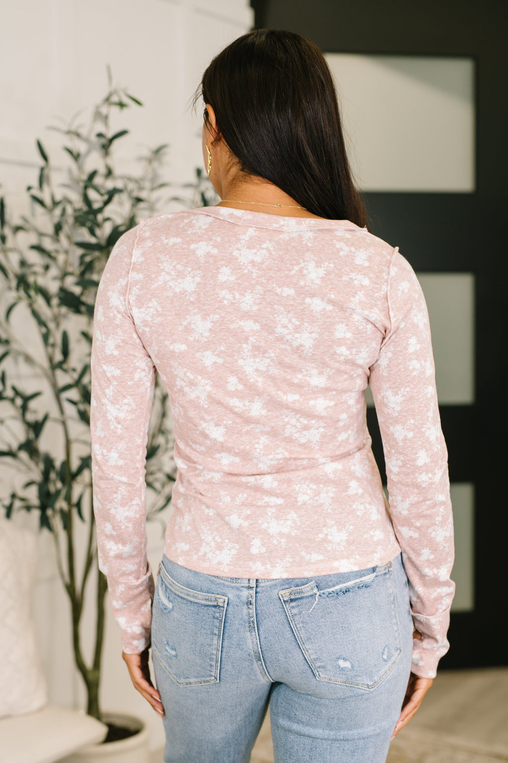 The Literally Obsessed with Me Long Sleeve Top- Mauve