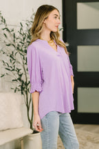 The Lizzy Smock Top- Orchid Bloom