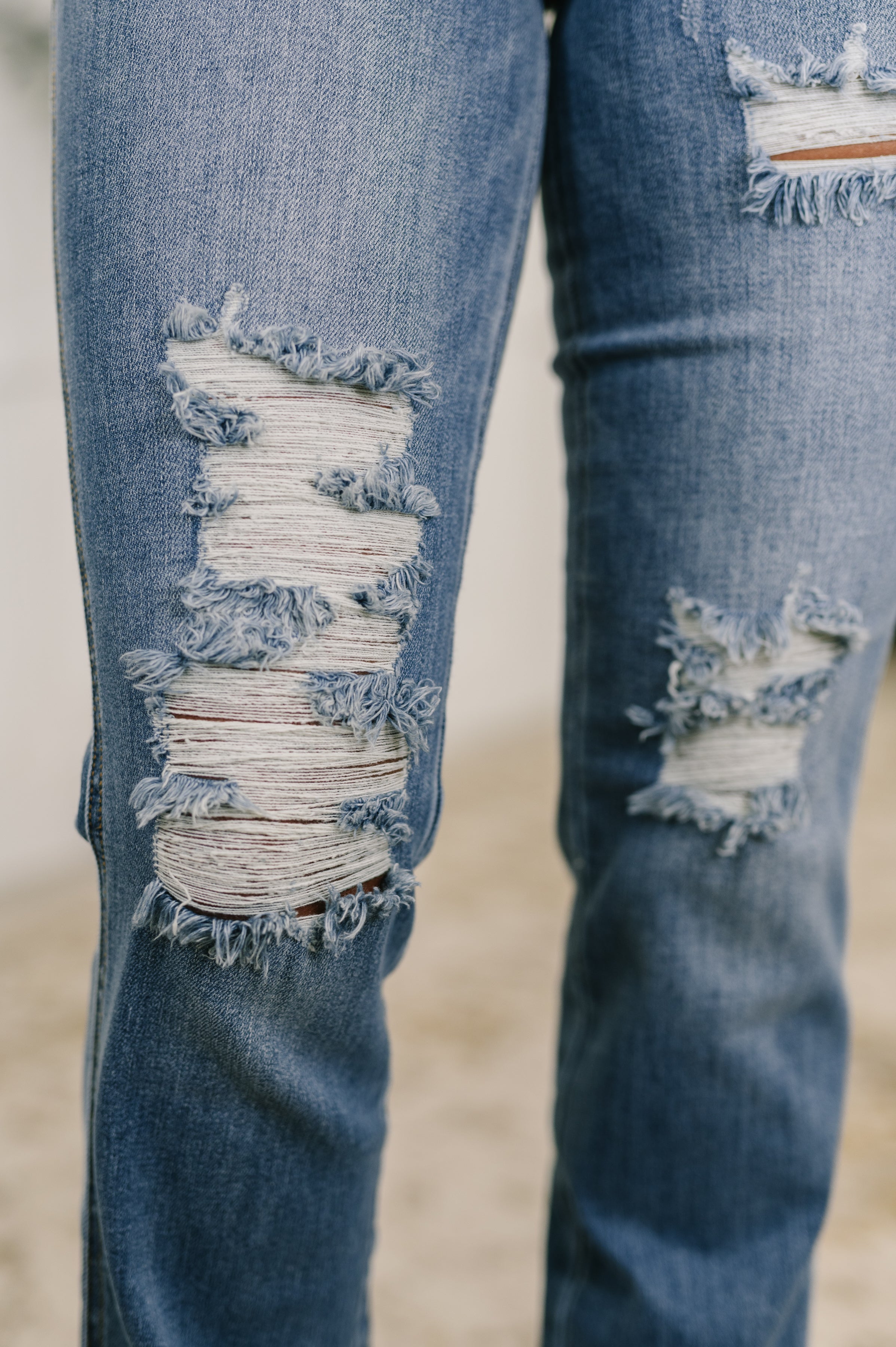 The Perfectly Worn Bootcut Judy Blue Jeans