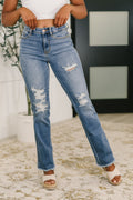 The Perfectly Worn Bootcut Judy Blue Jeans