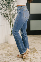 The Perfectly Worn Bootcut Judy Blue Jeans