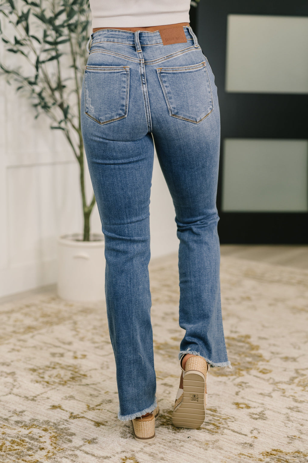 The Perfectly Worn Bootcut Judy Blue Jeans