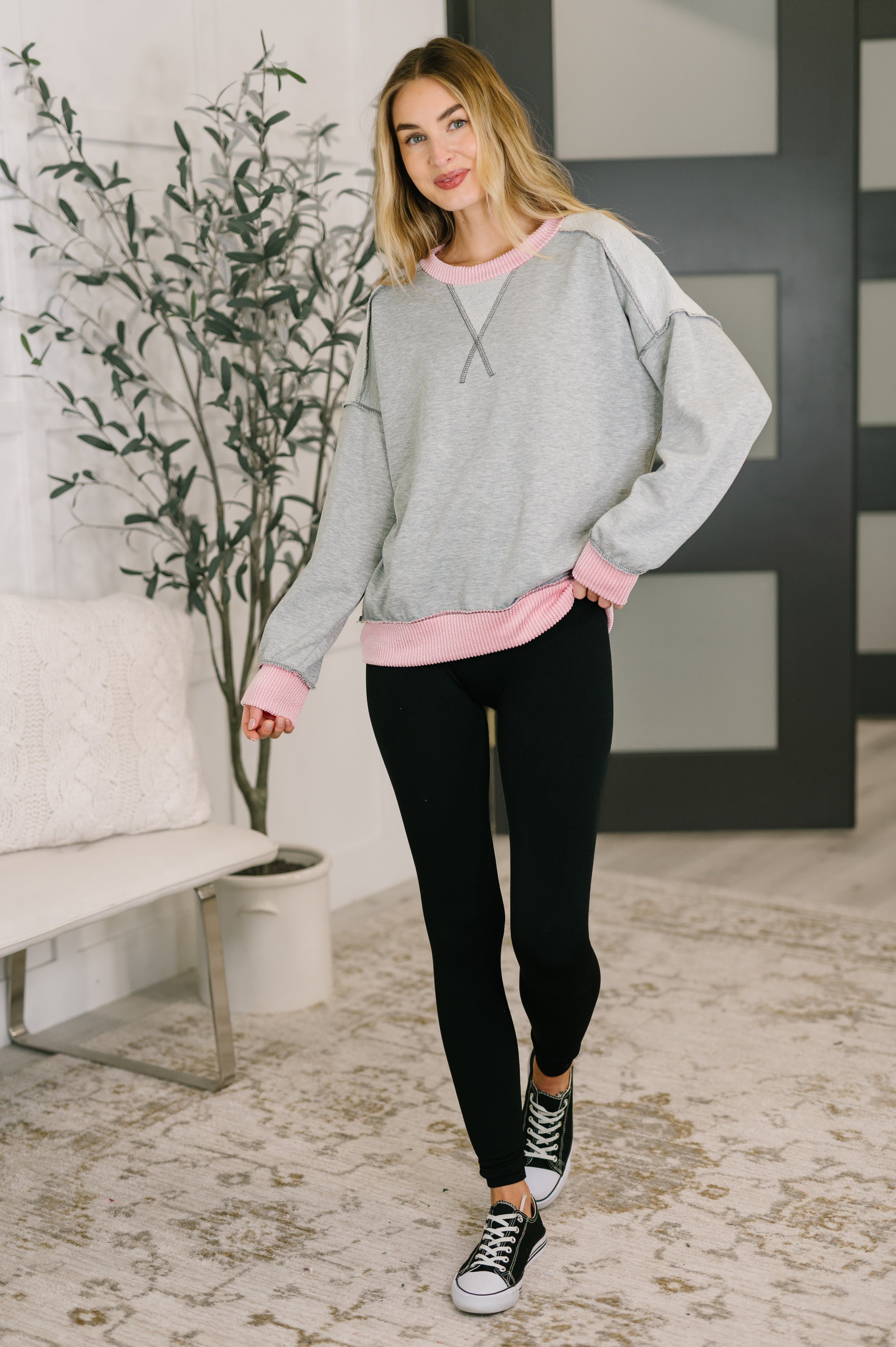 The Relaxed Refinement Pullover - Grey