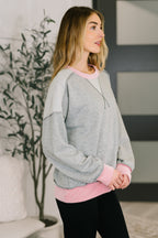 The Relaxed Refinement Pullover - Grey