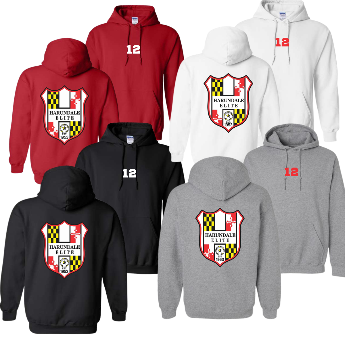 Harundale Elite w/ Small Number Hoodie