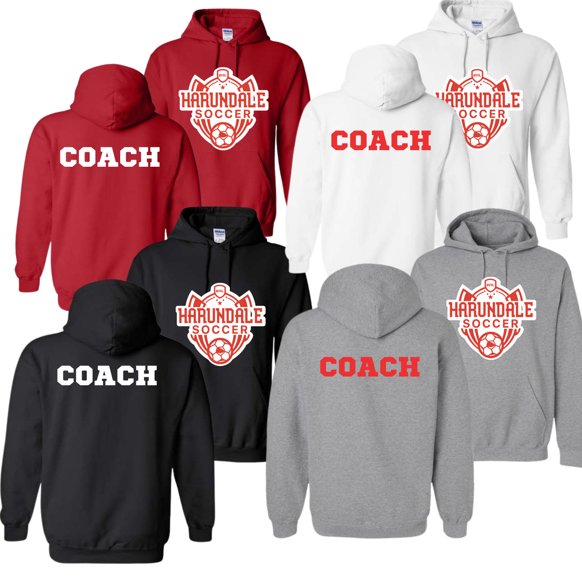 Harundale Soccer Coach Hoodie
