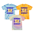 Sunset Bow Tie Dye Tee