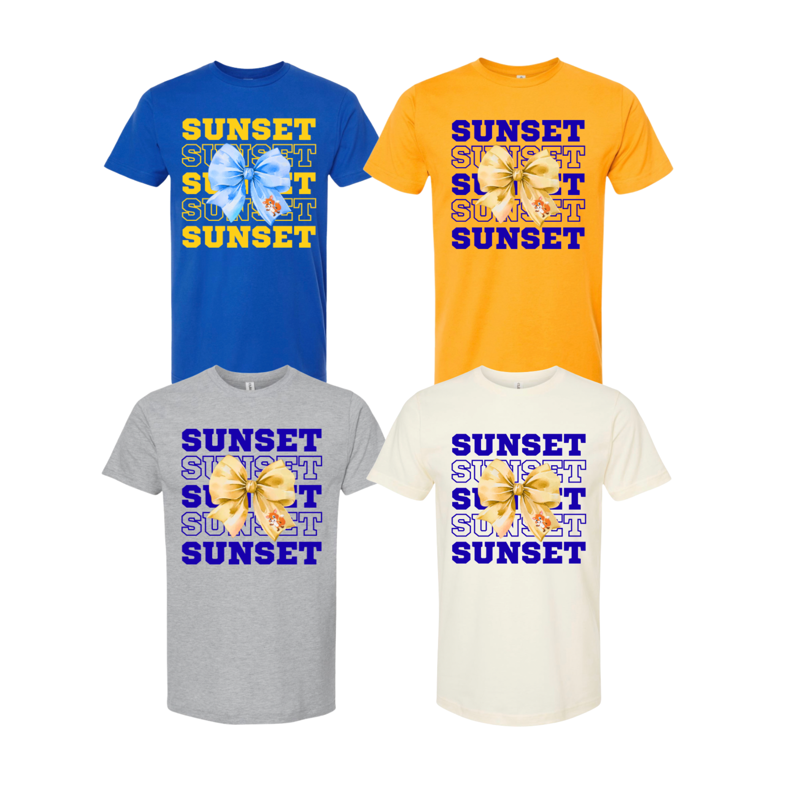 Sunset Bow Tee