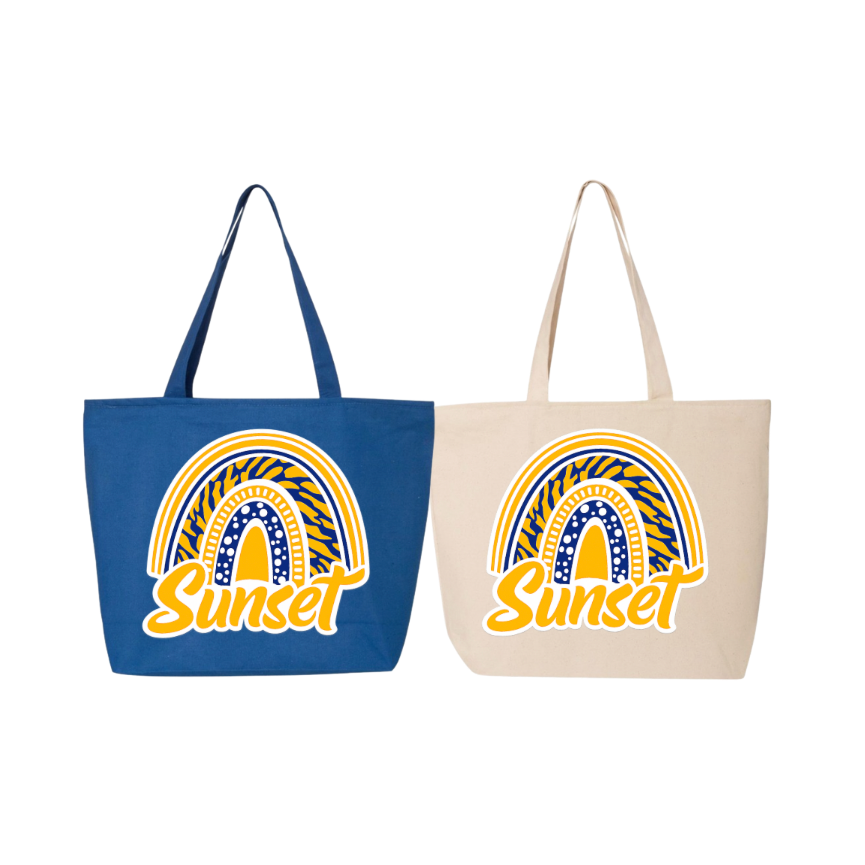 Sunset Rainbow Tote Bag