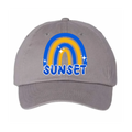Sunset Rainbow Hat
