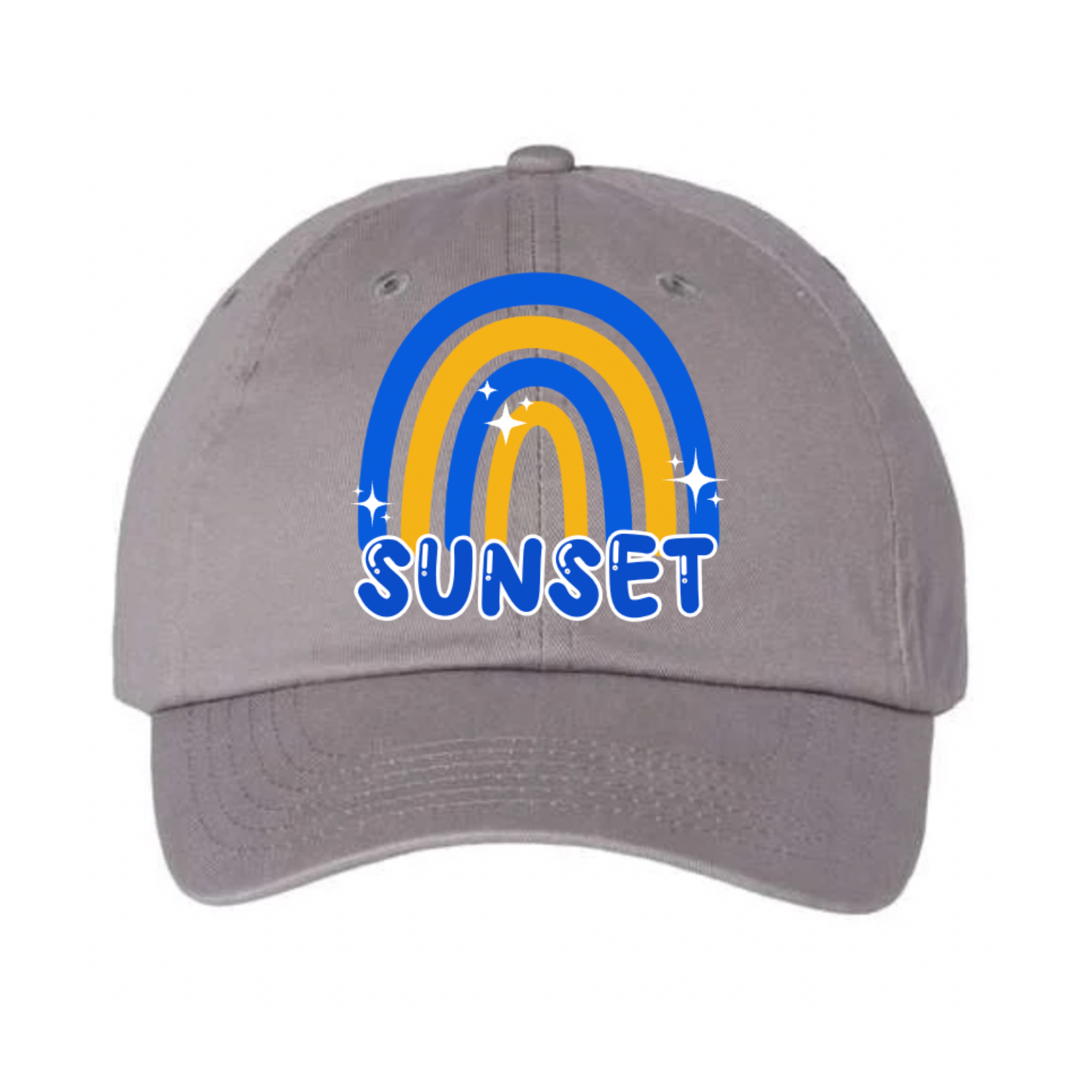 Sunset Rainbow Hat