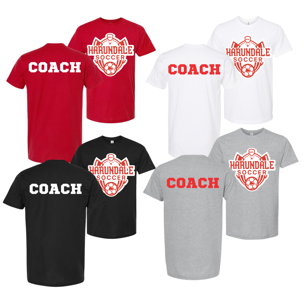 Harundale Soccer Coach Performance Tee