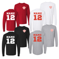 Harundale Soccer w/ Name & Number Long Sleeve Tee