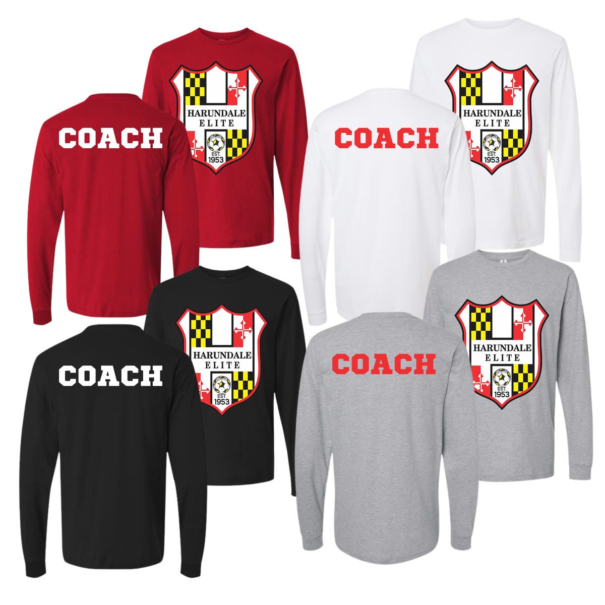 Harundale Elite Coach Performance Long Sleeve Tee