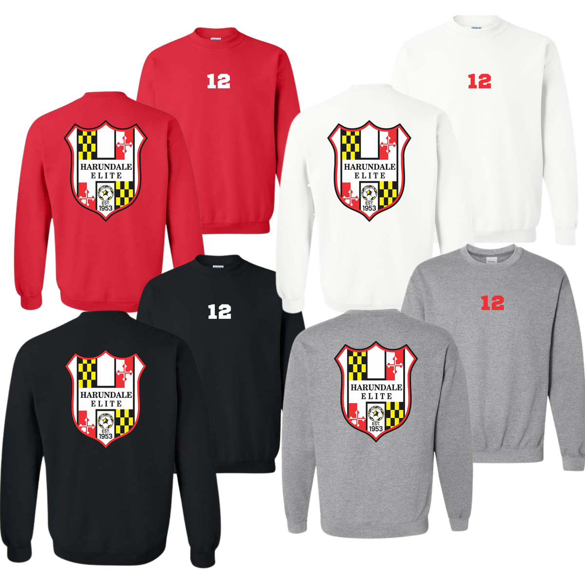Harundale Elite w/ Small Number Sweatshirt