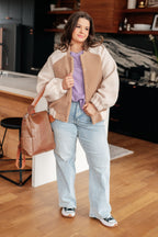 The Lilac Whisper Dolman Sleeve Top