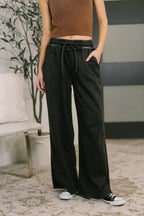 The Dreamy Days Wide Leg Pants- Black