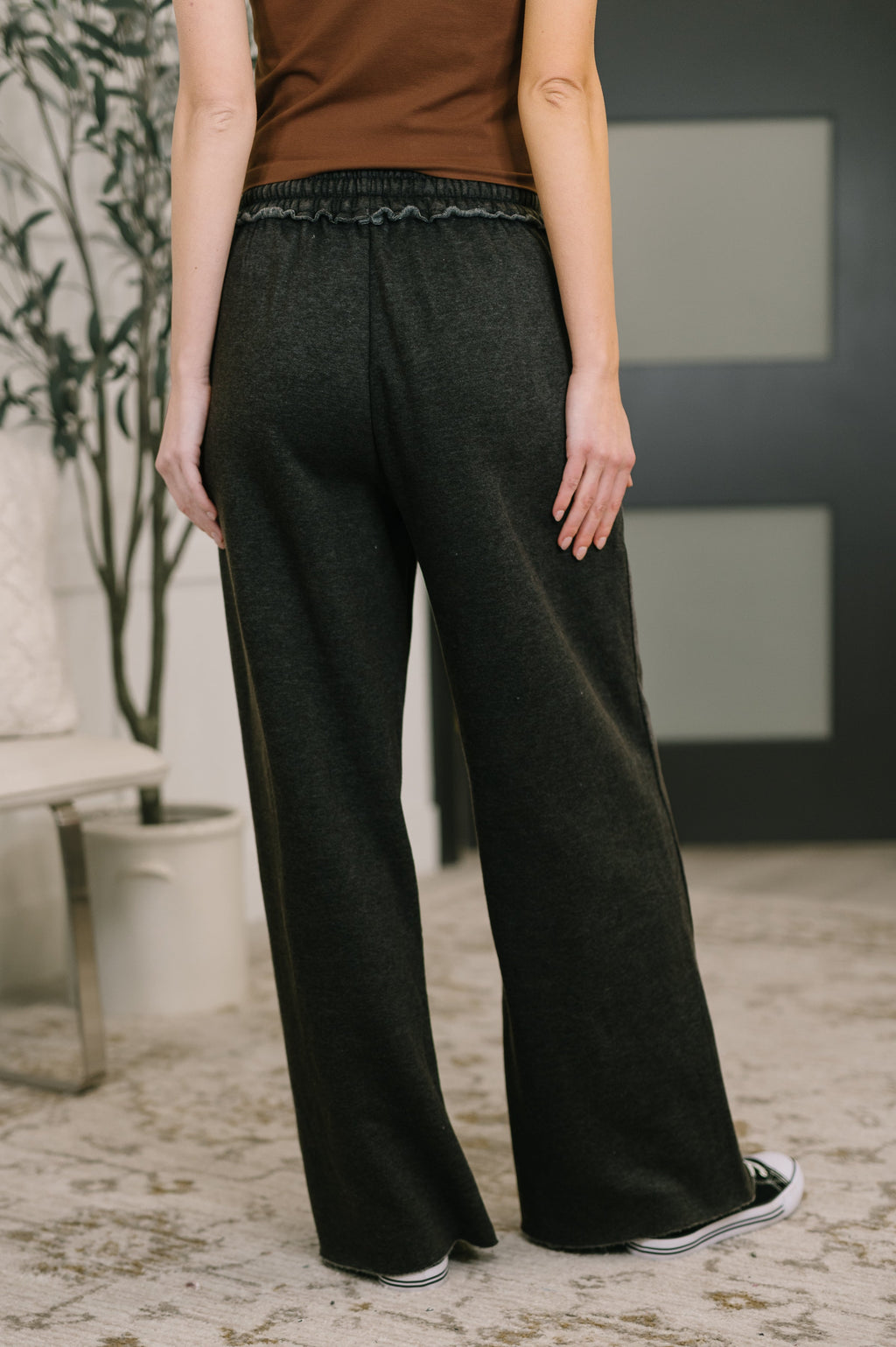 The Dreamy Days Wide Leg Pants- Black