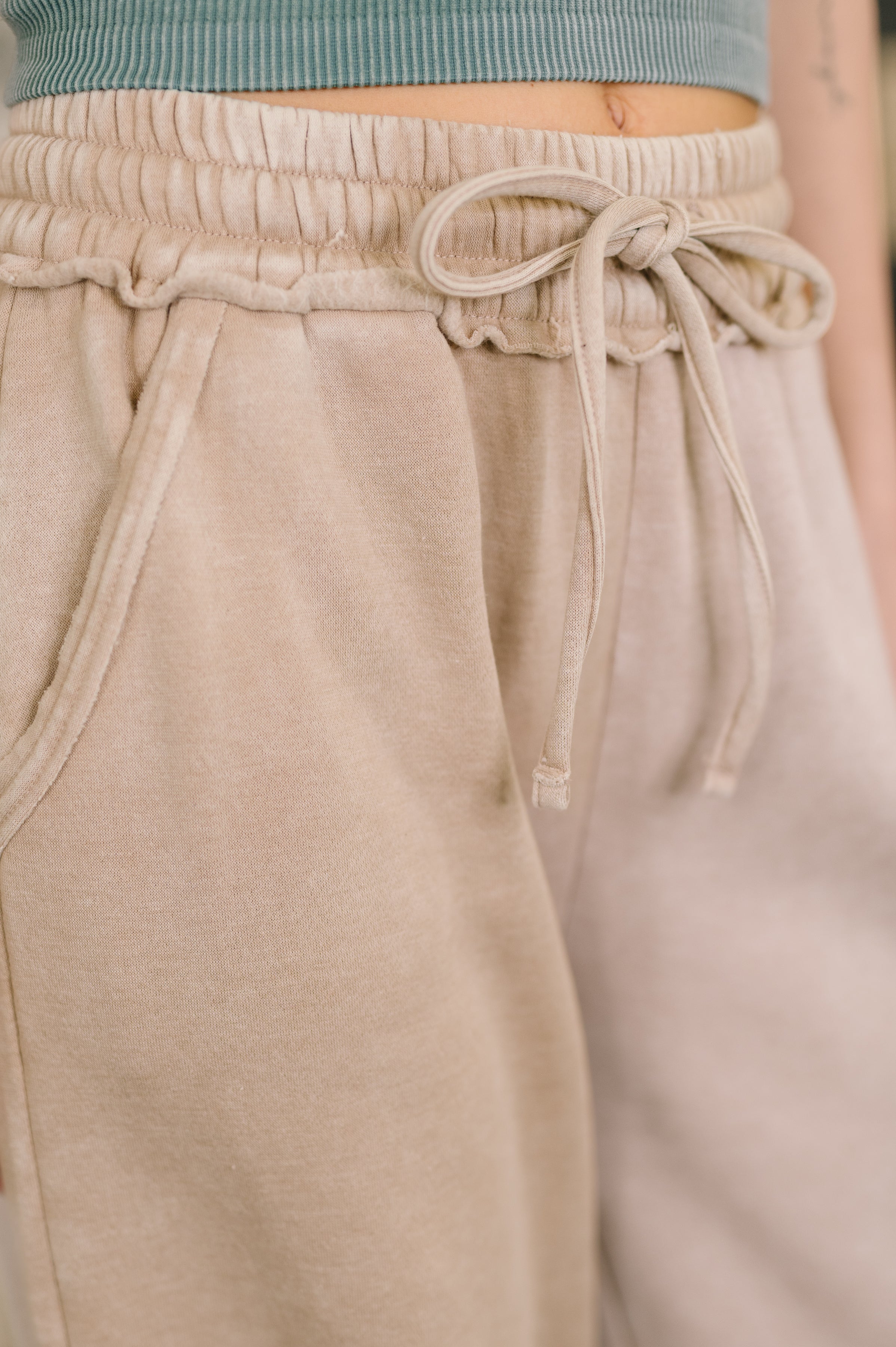 The Dreamy Days Wide Leg Pants- Ash Mocha