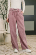 The Dreamy Days Wide Leg Pants- Light Rose