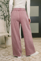 The Dreamy Days Wide Leg Pants- Light Rose