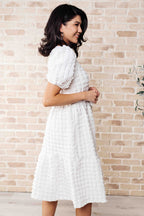 The On Cloud Nine Bubble Midi Dress