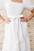 The On Cloud Nine Bubble Midi Dress